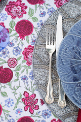 Silver Art Deco Beaded Placemat