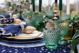 Navy Tablecloth with Silver Stars