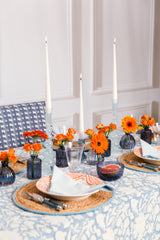 Blue Floral Jaipur Tablecloth