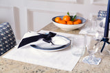 Navy Velvet Bow Napkin Ring (4)