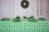 Green Floral Jaipur Tablecloth