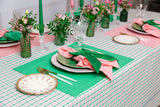 Green Velvet Bow Napkin Ring (4)