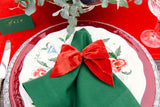 Red Velvet Bow Napkin Ring (4)
