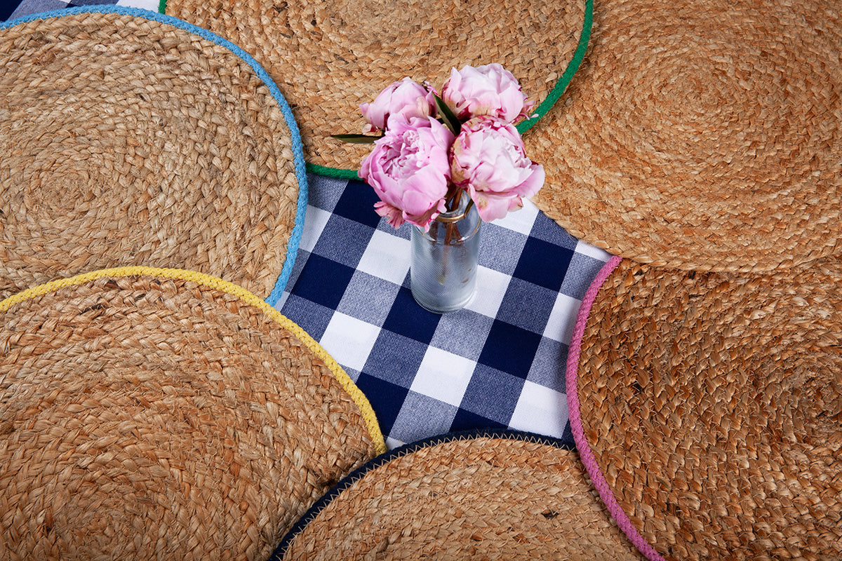 Jute Placemat Rainbow Bundle Placemats Ireland The Designed Table
