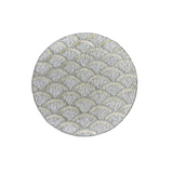 Silver Art Deco Beaded Placemat