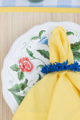 Blue beaded Napkin Ring (4)