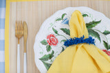 Blue beaded Napkin Ring (4)