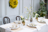White Linen/Cotton Tablecloth