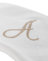 White Cotton Monogrammed Napkin