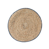 Jute Placemat with Navy Border