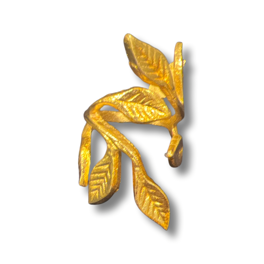 Gold Leaf Napkin Ring Napkin Ring Napkins The Designed Table