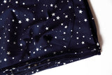 Navy Tablecloth with Silver Stars