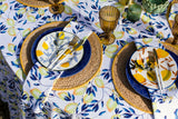 Jute Placemat with Yellow Border