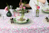 Tamarisk Tablecloth - Pink & Green