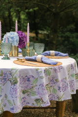 Hydrangea Print Tablecloth