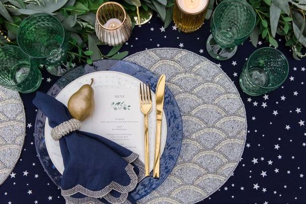 Navy & Silver Star Tablescape in a Box