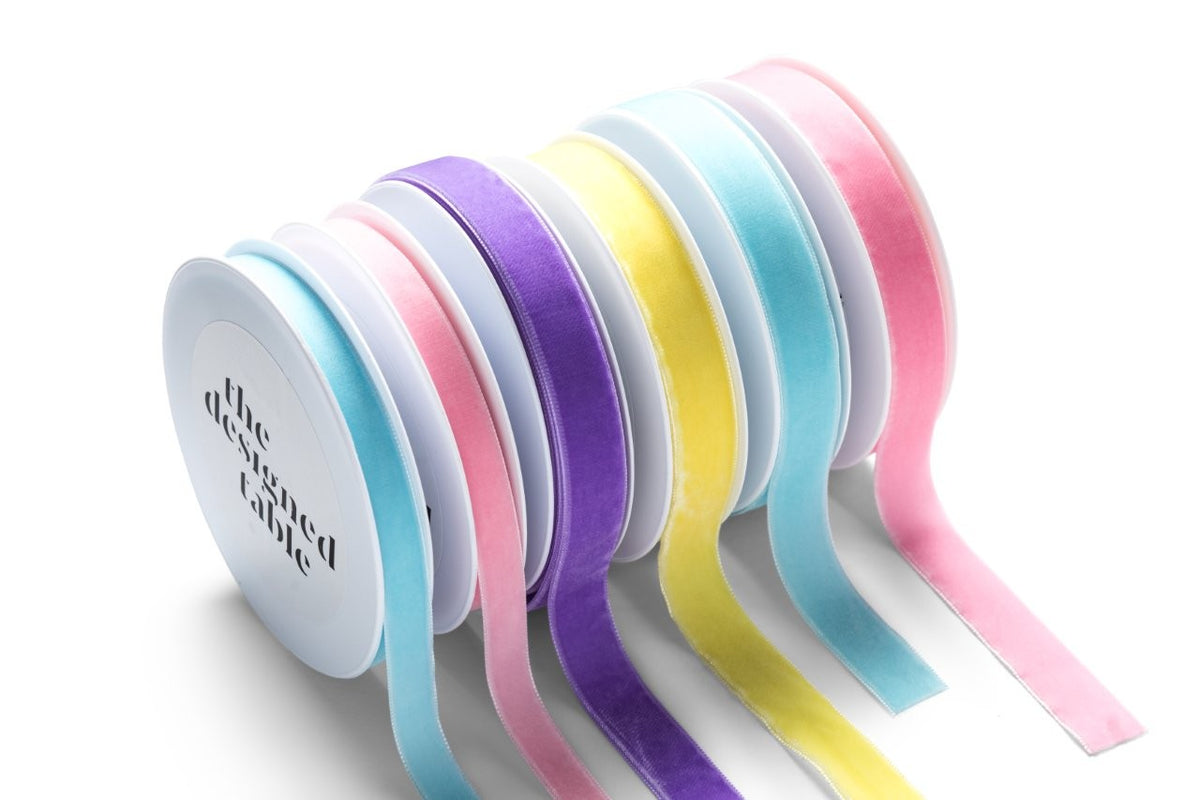 Pink Velvet Ribbon – The Designed Table