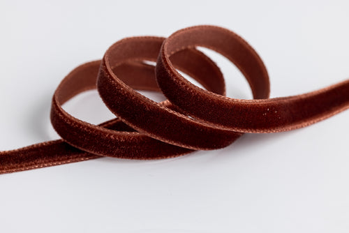 Chestnut Velvet Ribbon