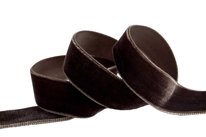 Truffle Velvet Ribbon