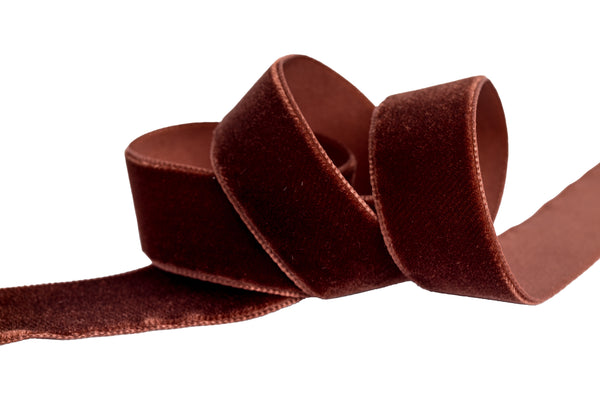Chestnut Velvet Ribbon