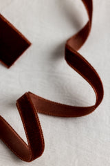 Chestnut Velvet Ribbon