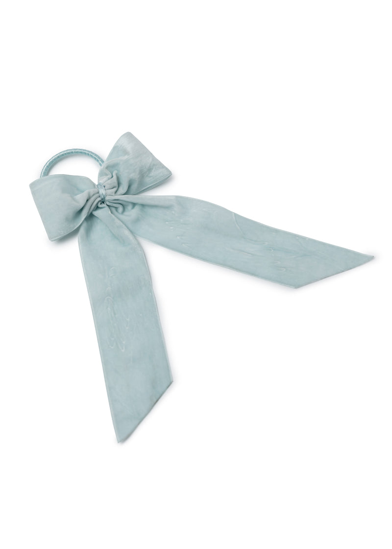 Blue Velvet Bow Napkin Ring (4)