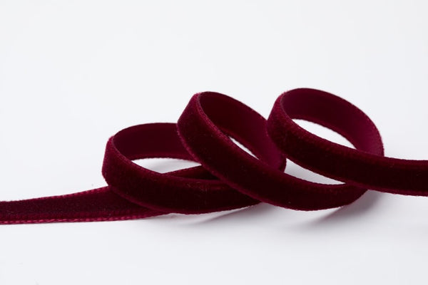 Burgundy Velvet Ribbon