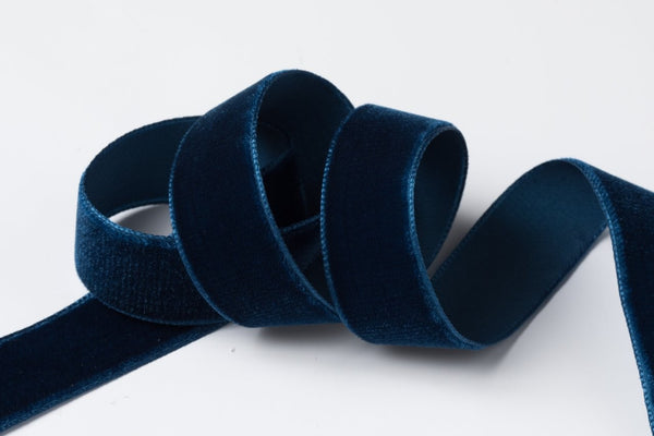 Navy Velvet Ribbon