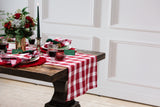 Red Plaid Tablescape in a Box - Table Runner