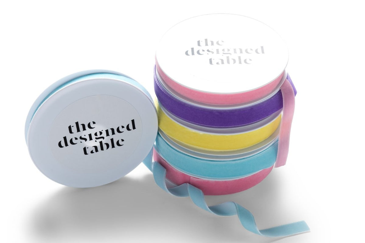 Lilac Velvet Ribbon – The Designed Table