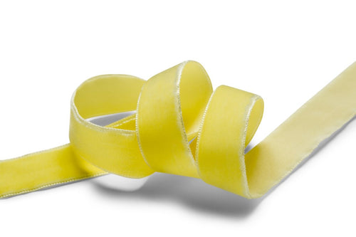 Yellow Velvet Ribbon