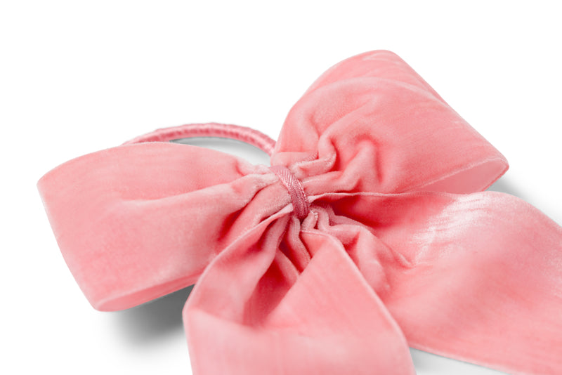 Pink Velvet Bow Napkin Ring (4)