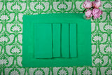Green Napkin & Placemat Tablescape