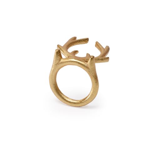 Gold Antler Napkin Ring (4)