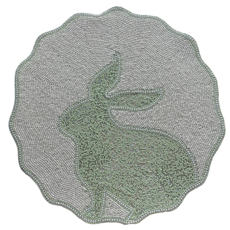 Bunny Beaded Placemat
