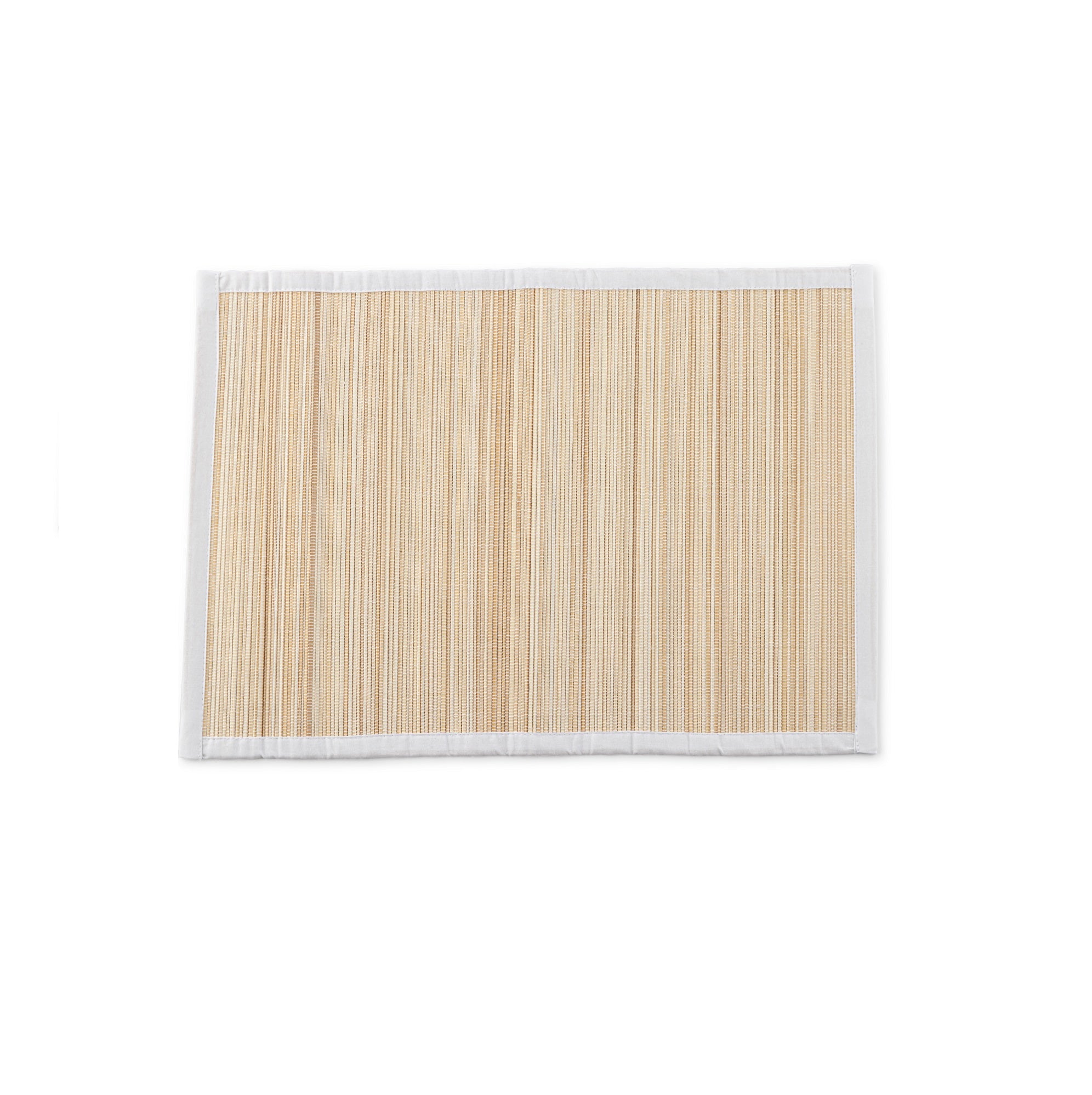 Bamboo Placemat with White Trim Buy Placemats Online The Designed Table
