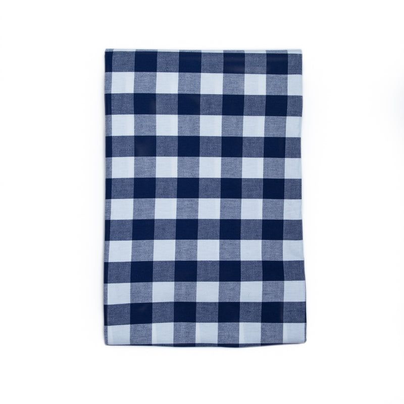 Navy Check Tablecloth - Tablecloth - Kitchen Tablecloth – The Designed Table