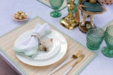 Bamboo Placemat with Green Trim